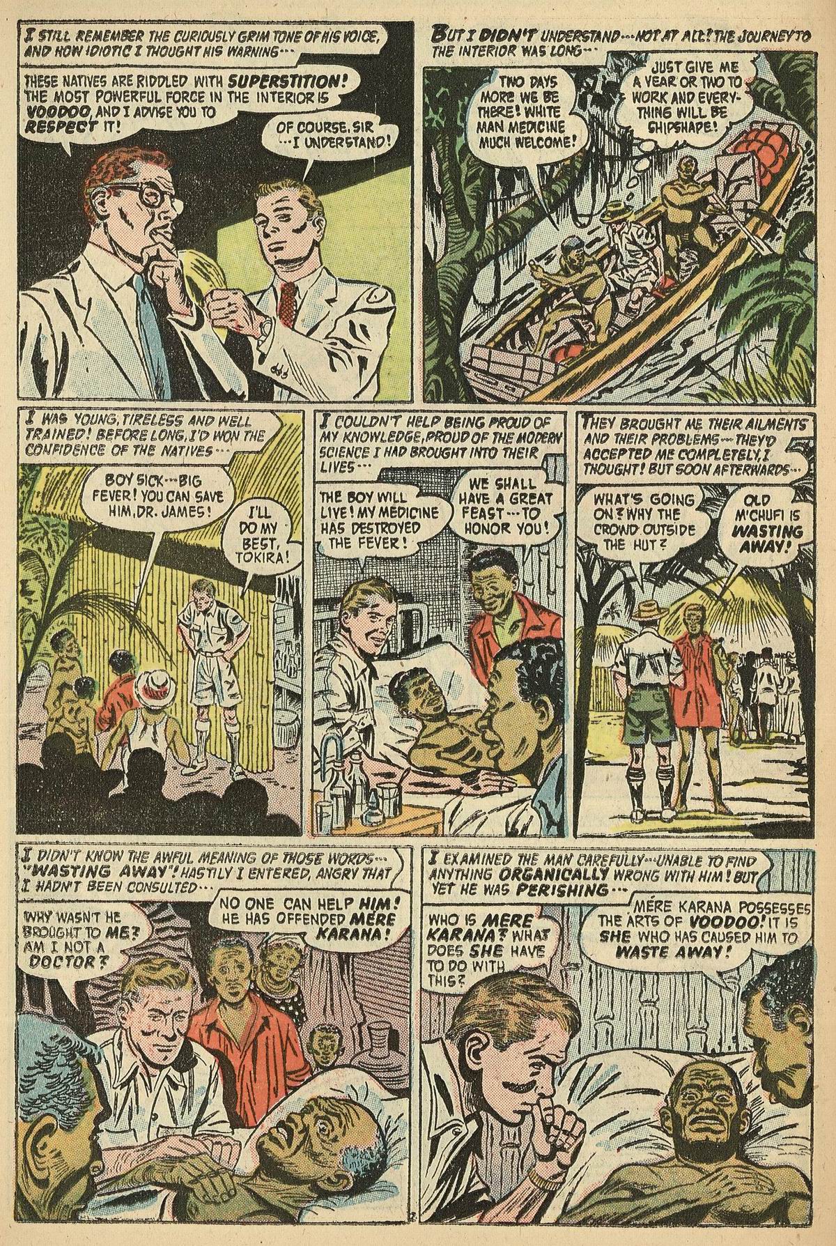 Forbidden Worlds #54 (American Comics Group), page 24. Public domain (US).
