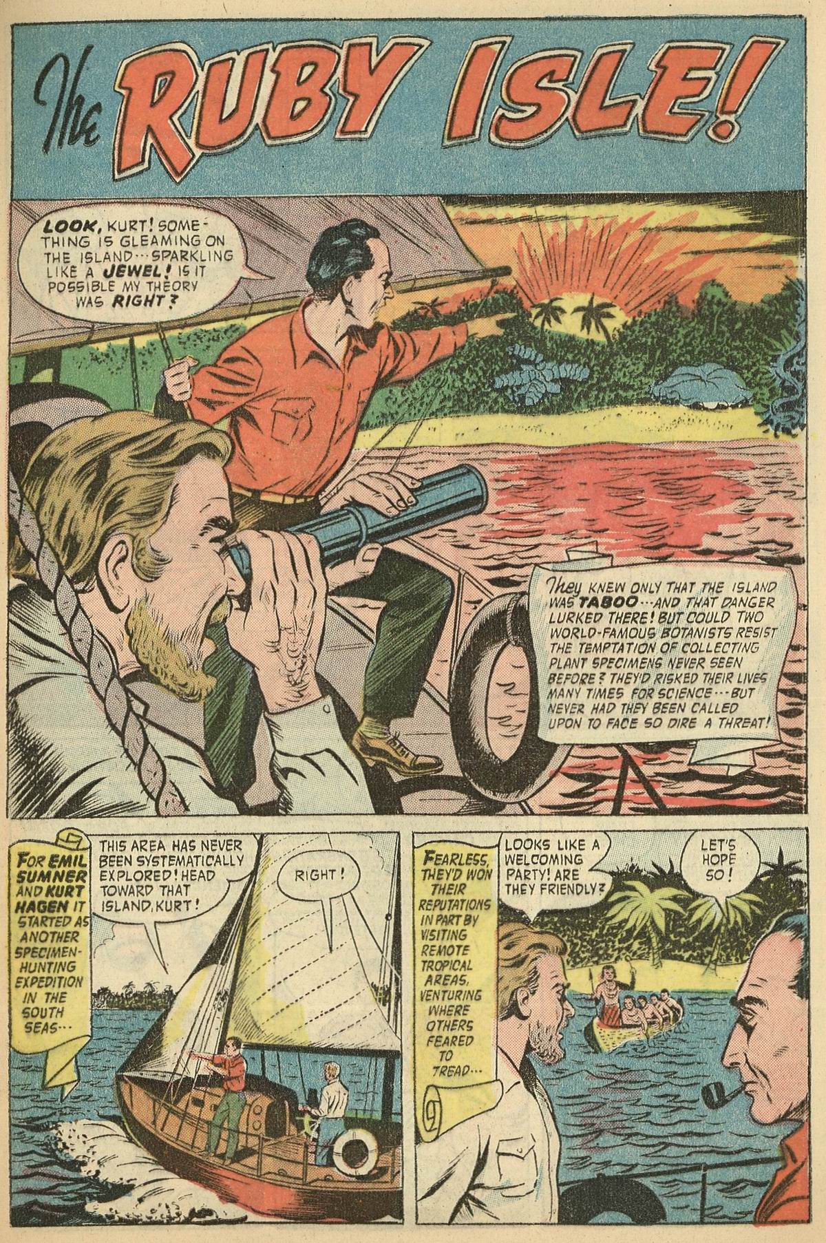 Forbidden Worlds #54 (American Comics Group), page 27. Public domain (US).