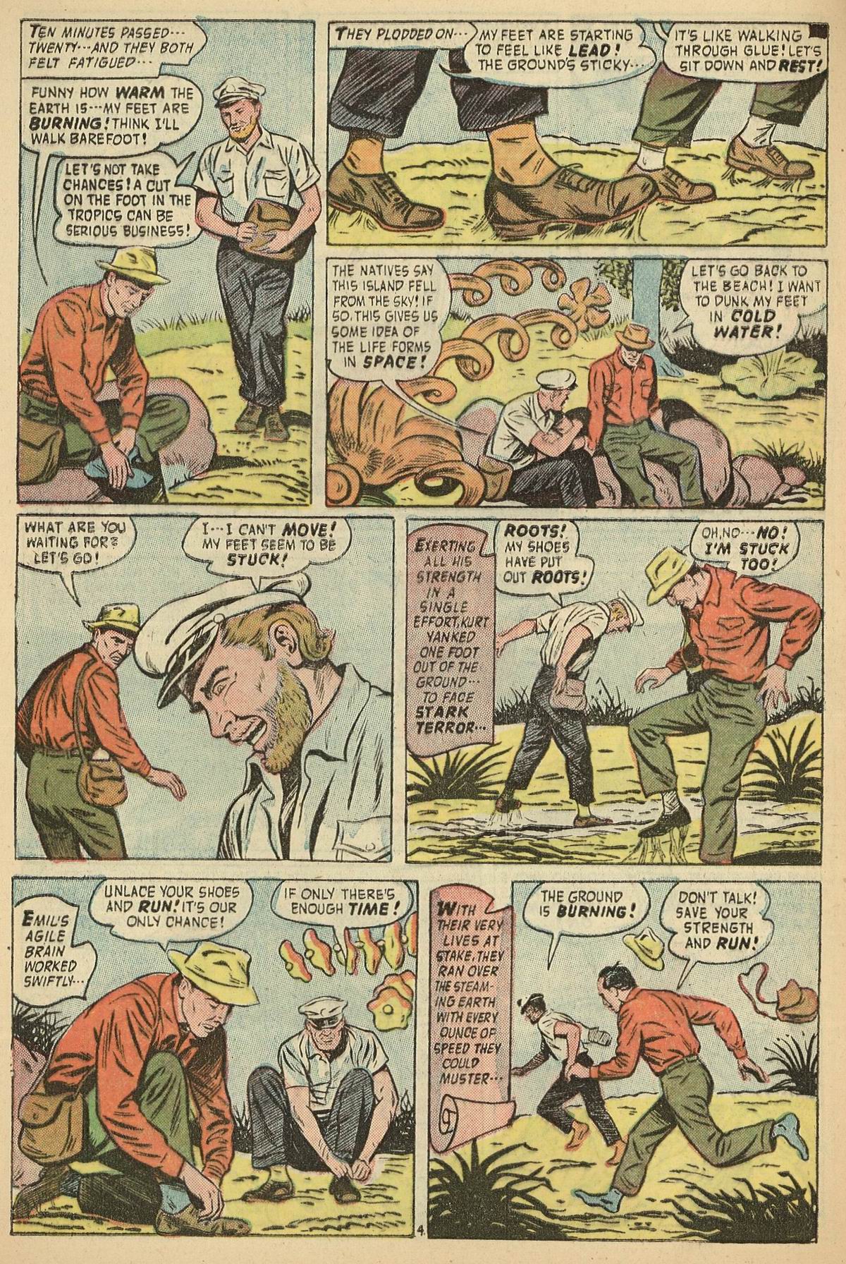 Forbidden Worlds #54 (American Comics Group), page 30. Public domain (US).