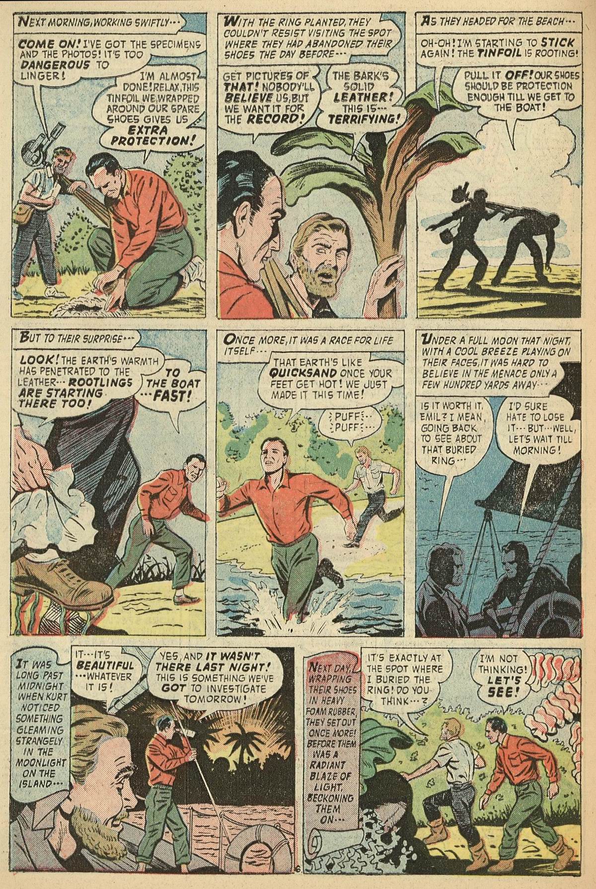 Forbidden Worlds #54 (American Comics Group), page 32. Public domain (US).