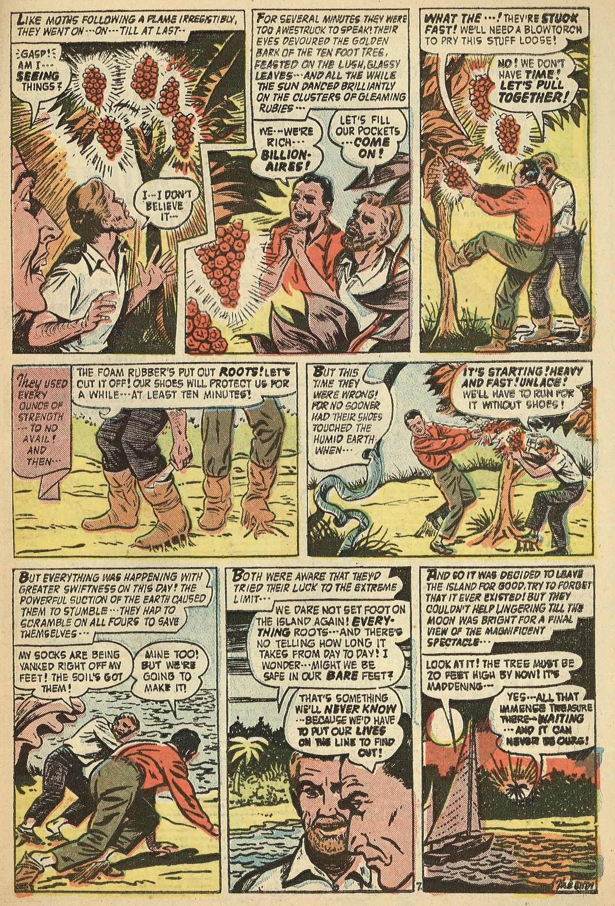 Forbidden Worlds #54 (American Comics Group), page 33. Public domain (US).