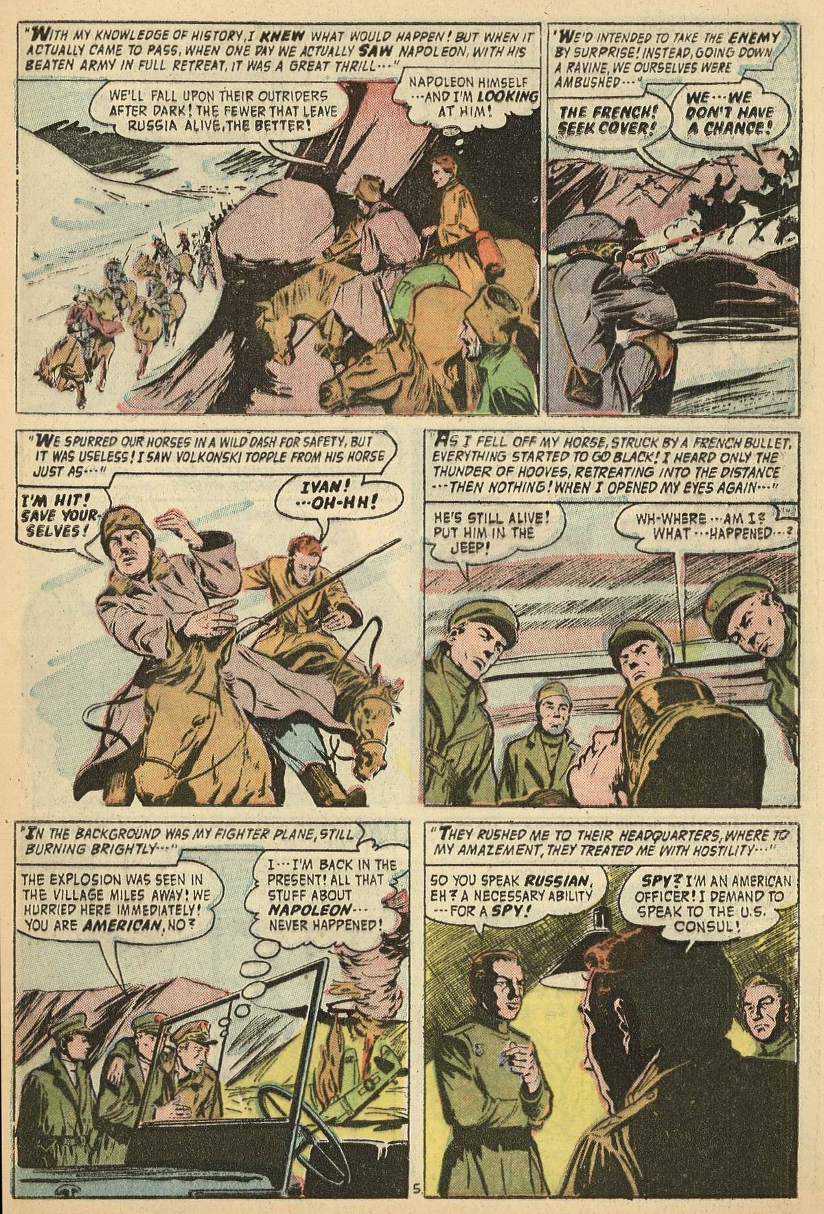Forbidden Worlds #54 (American Comics Group), page 7. Public domain (US).