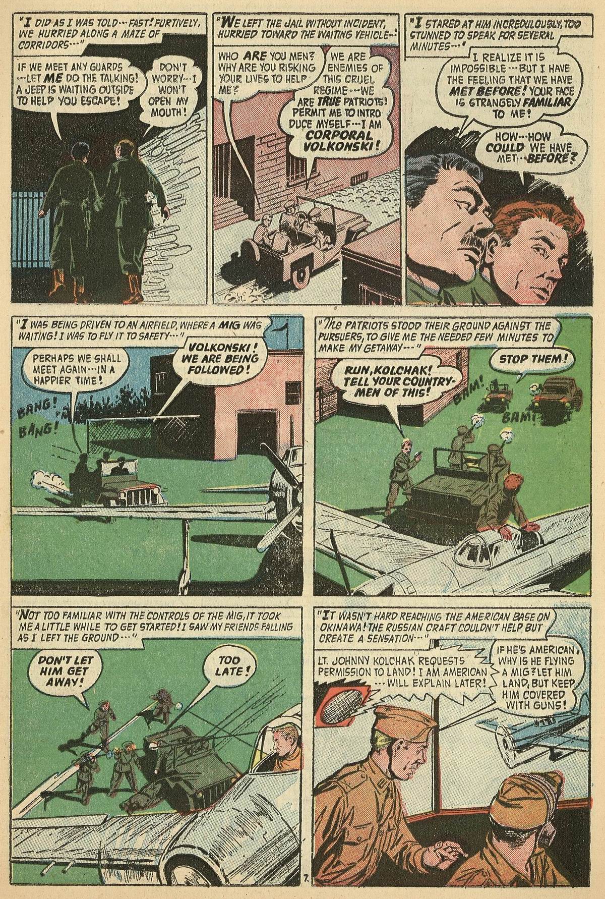 Forbidden Worlds #54 (American Comics Group), page 9. Public domain (US).