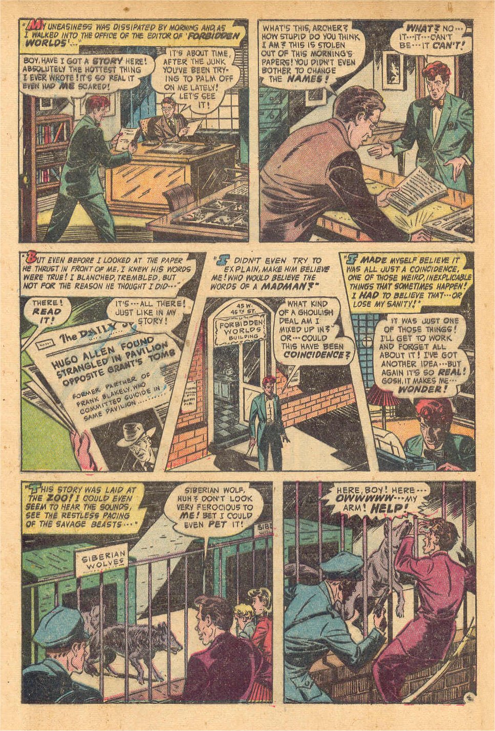 Forbidden Worlds #6 (American Comics Group), page 30. Public domain (US).