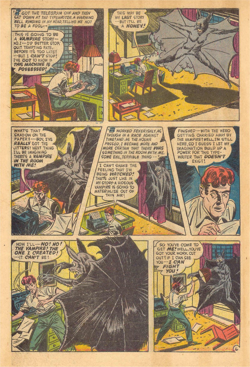 Forbidden Worlds #6 (American Comics Group), page 32. Public domain (US).