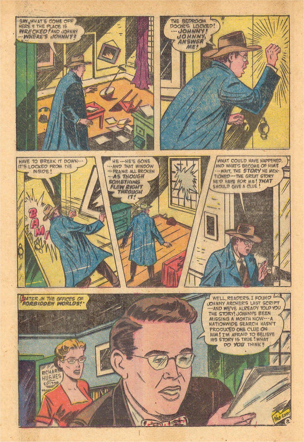 Forbidden Worlds #6 (American Comics Group), page 34. Public domain (US).