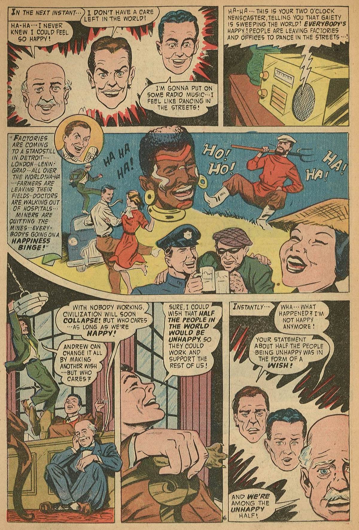 Forbidden Worlds #61 (American Comics Group), page 26. Public domain (US).
