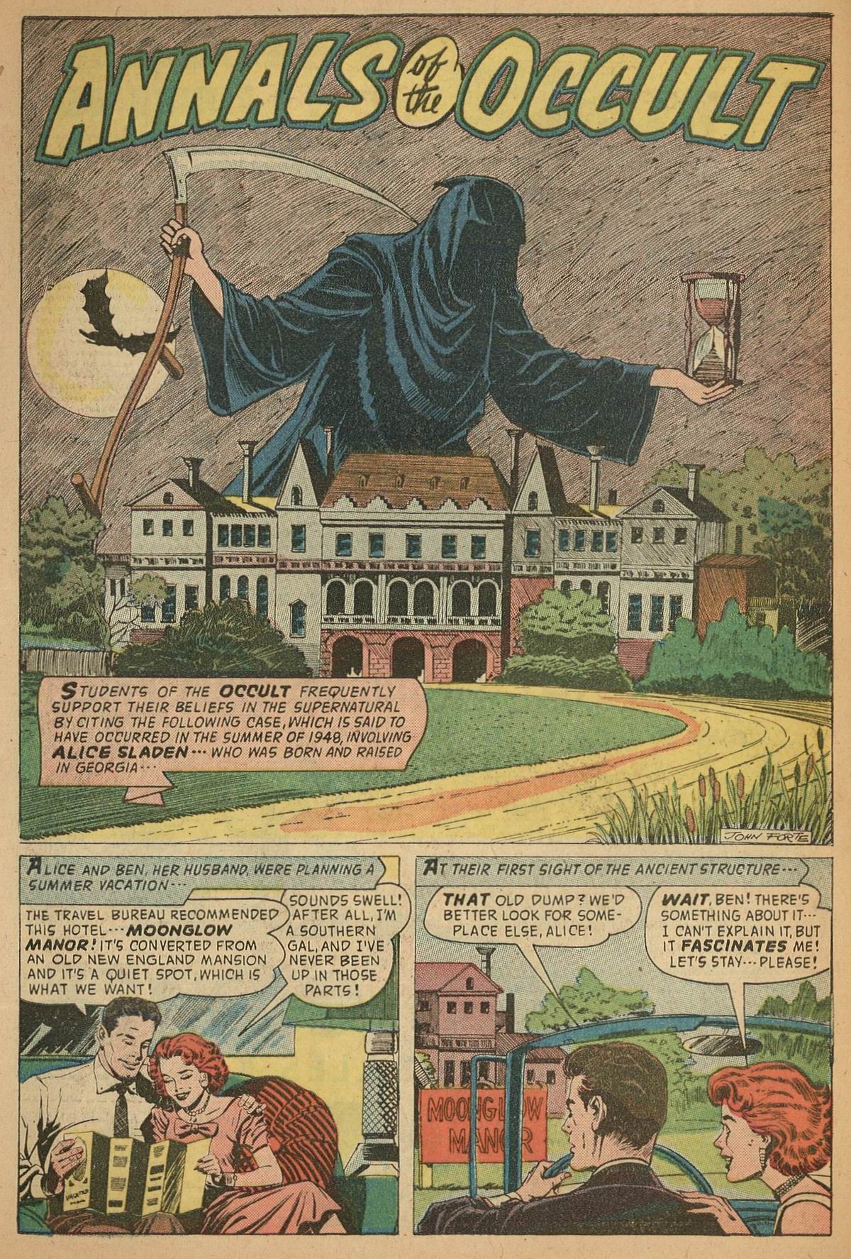 Forbidden Worlds #61 (American Comics Group), page 30. Public domain (US).