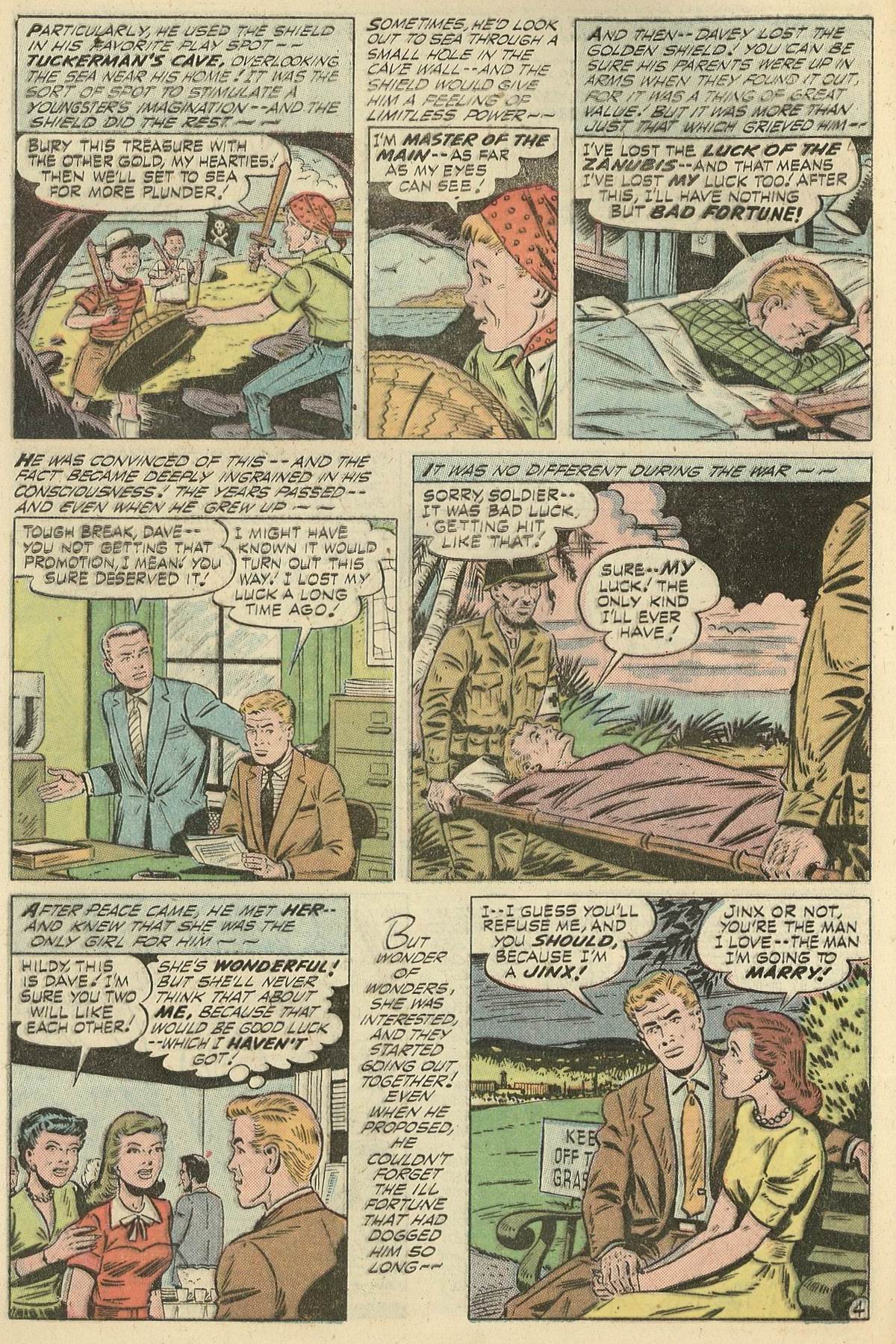 Forbidden Worlds #62 (American Comics Group), page 6. Public domain (US).