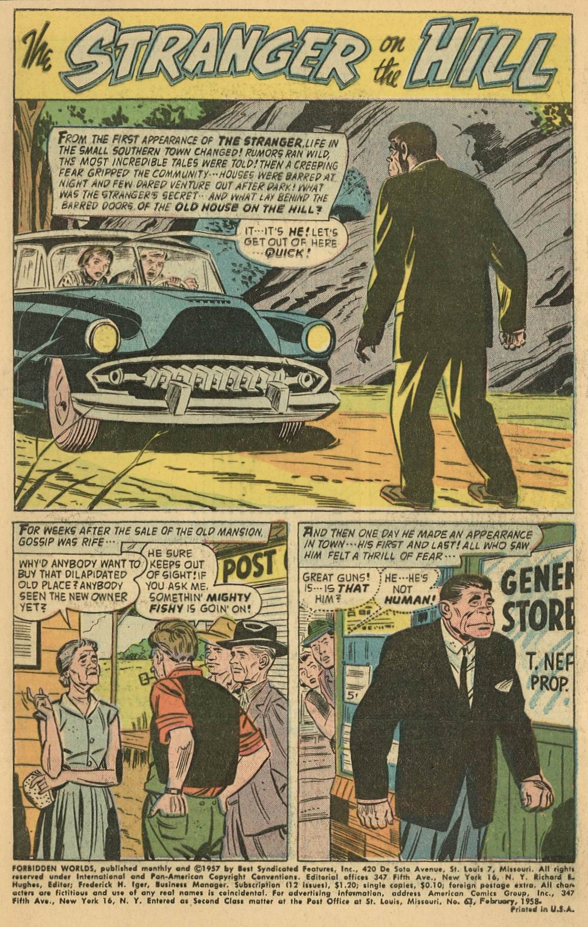 Forbidden Worlds #63 (American Comics Group), page 3. Public domain (US).