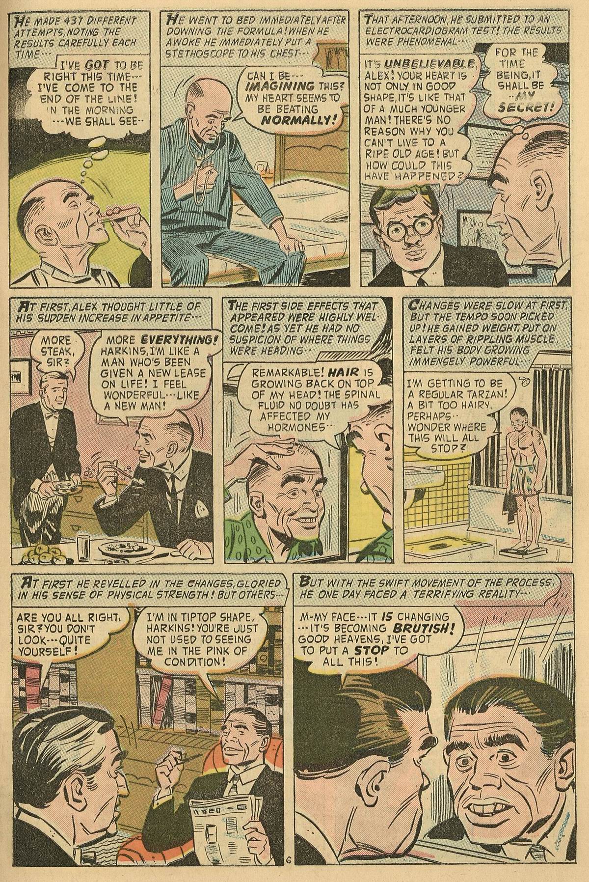 Forbidden Worlds #63 (American Comics Group), page 9. Public domain (US).