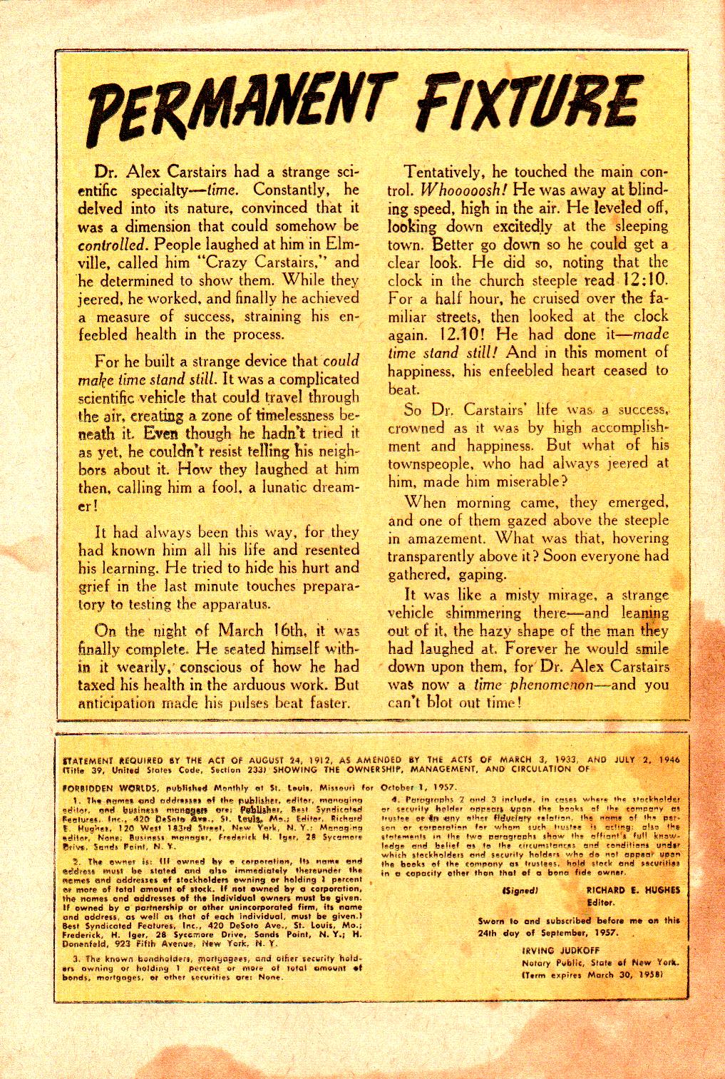 Forbidden Worlds #64 (American Comics Group), page 12. Public domain (US).