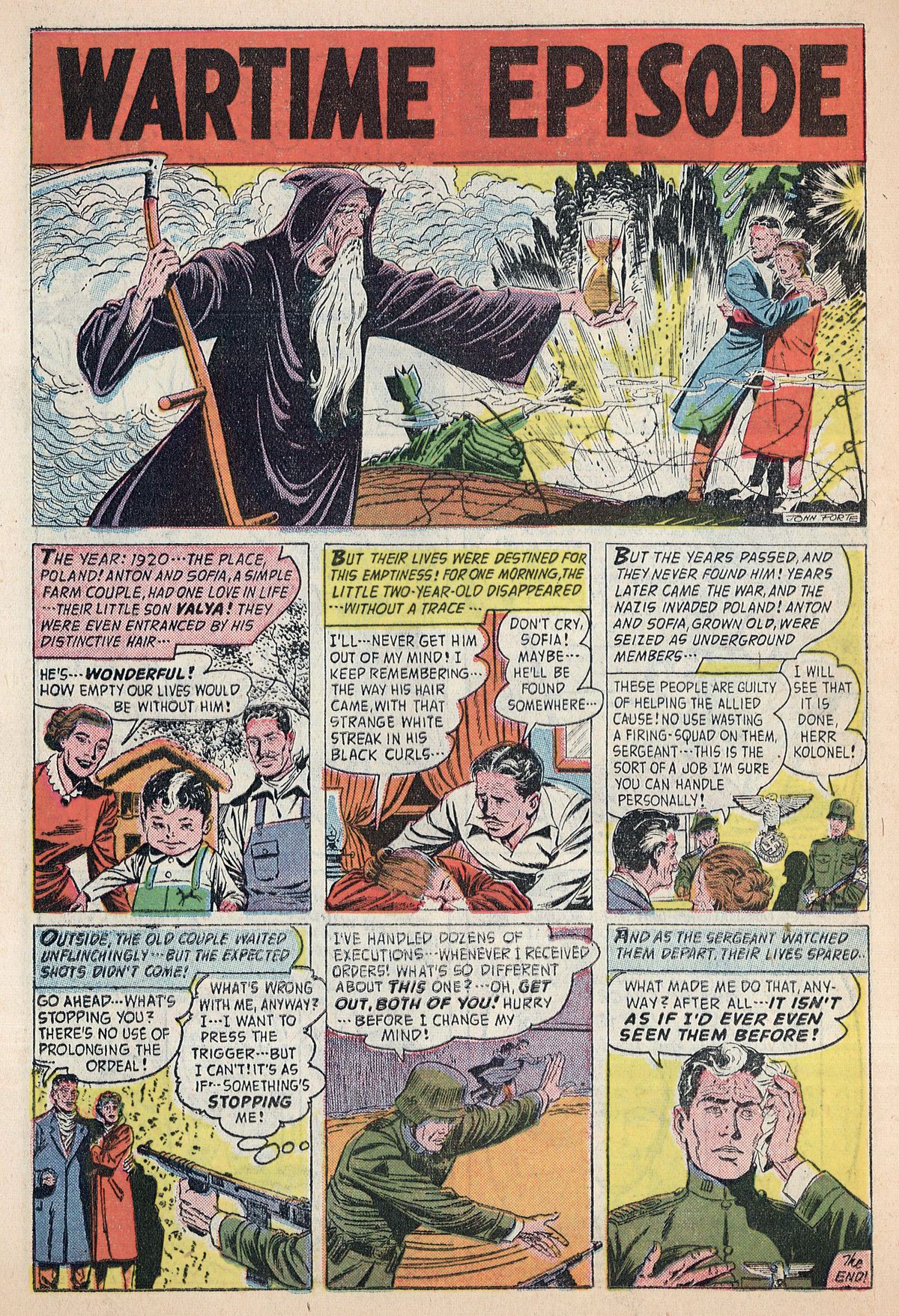 Forbidden Worlds #65 (American Comics Group), page 20. Public domain (US).
