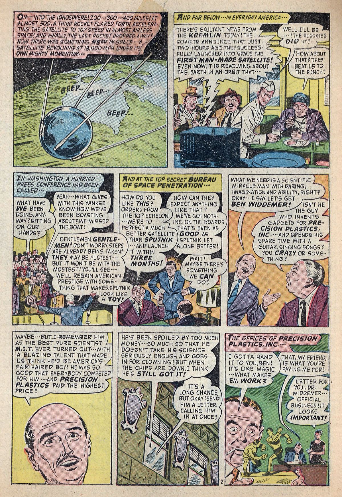 Forbidden Worlds #65 (American Comics Group), page 4. Public domain (US).