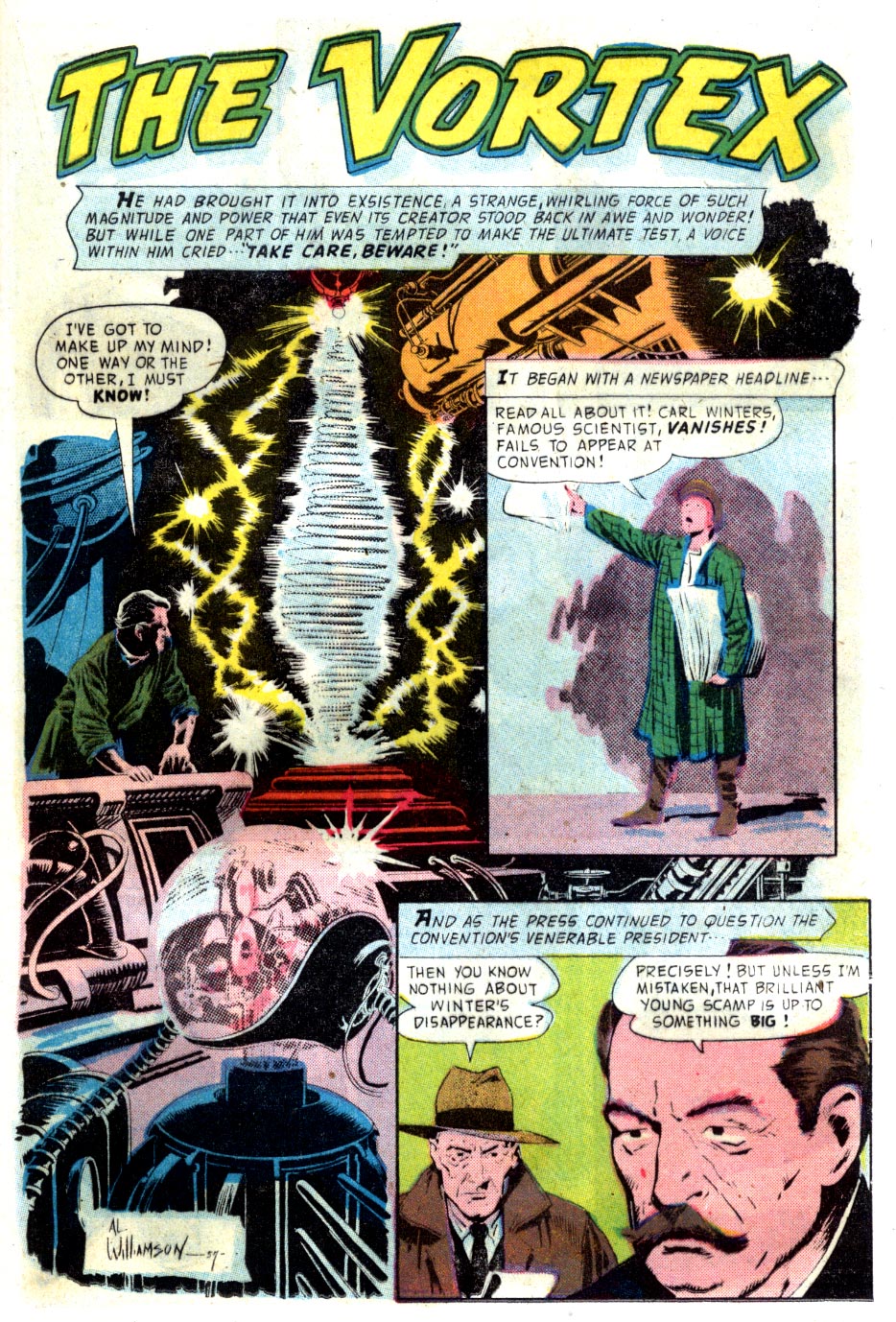 Forbidden Worlds #69 (American Comics Group), page 21. Public domain (US).