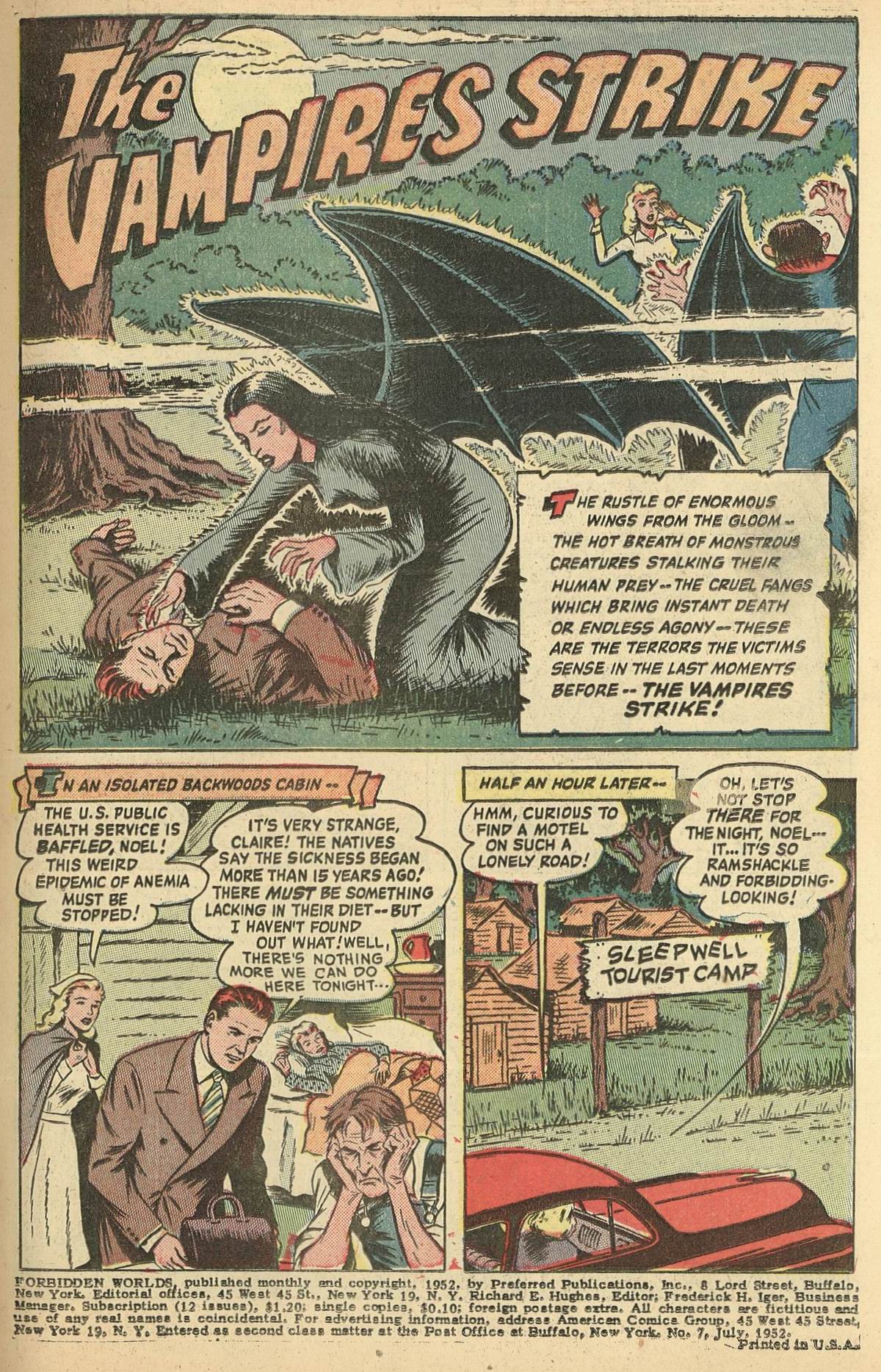 Forbidden Worlds #7 (American Comics Group), page 3. Public domain (US).