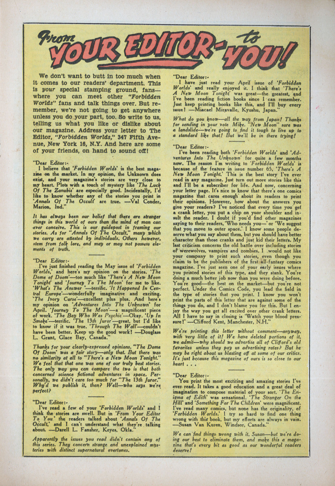 Forbidden Worlds #70 (American Comics Group), page 17. Public domain (US).
