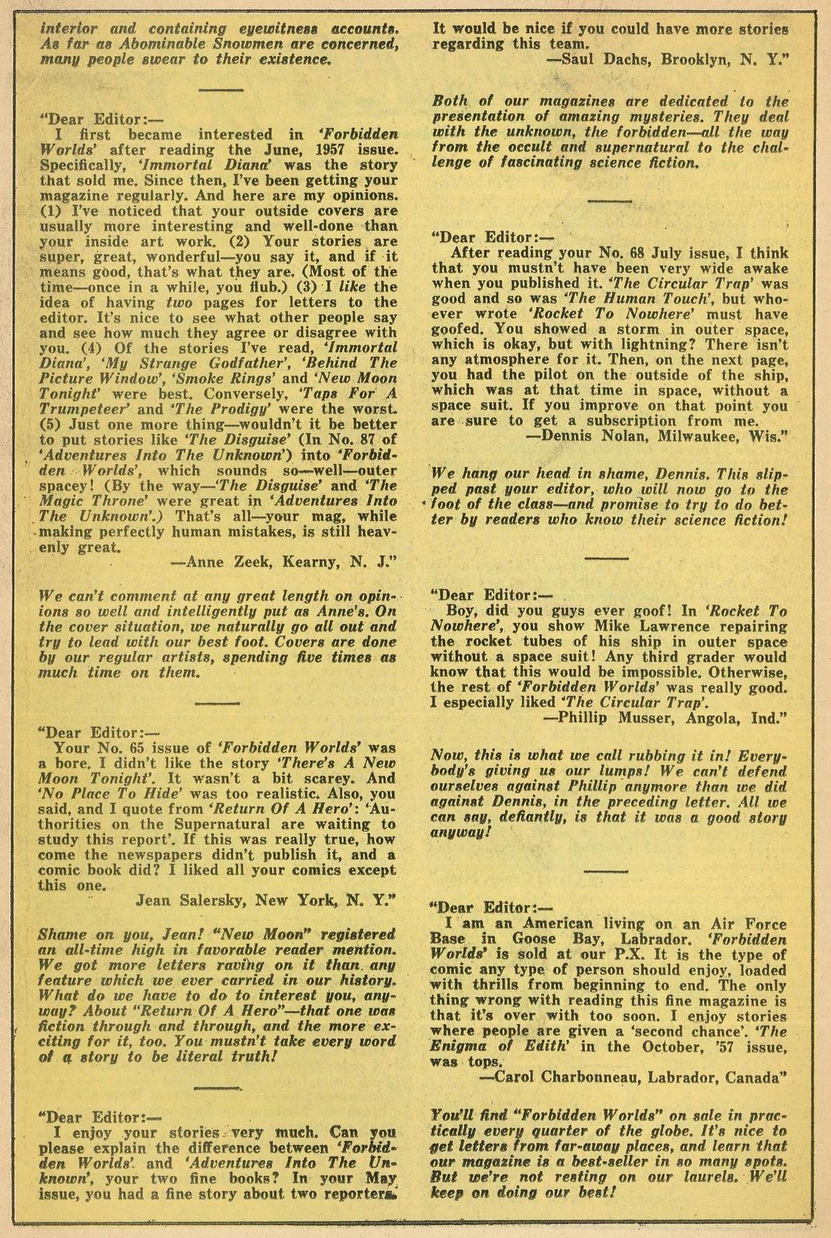 Forbidden Worlds #71 (American Comics Group), page 18. Public domain (US).
