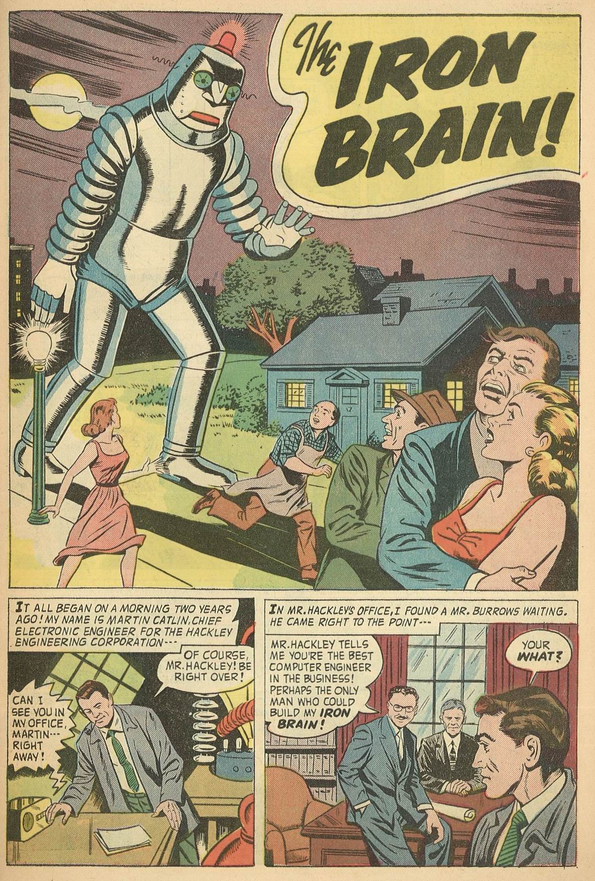 Forbidden Worlds #71 (American Comics Group), page 27. Public domain (US).