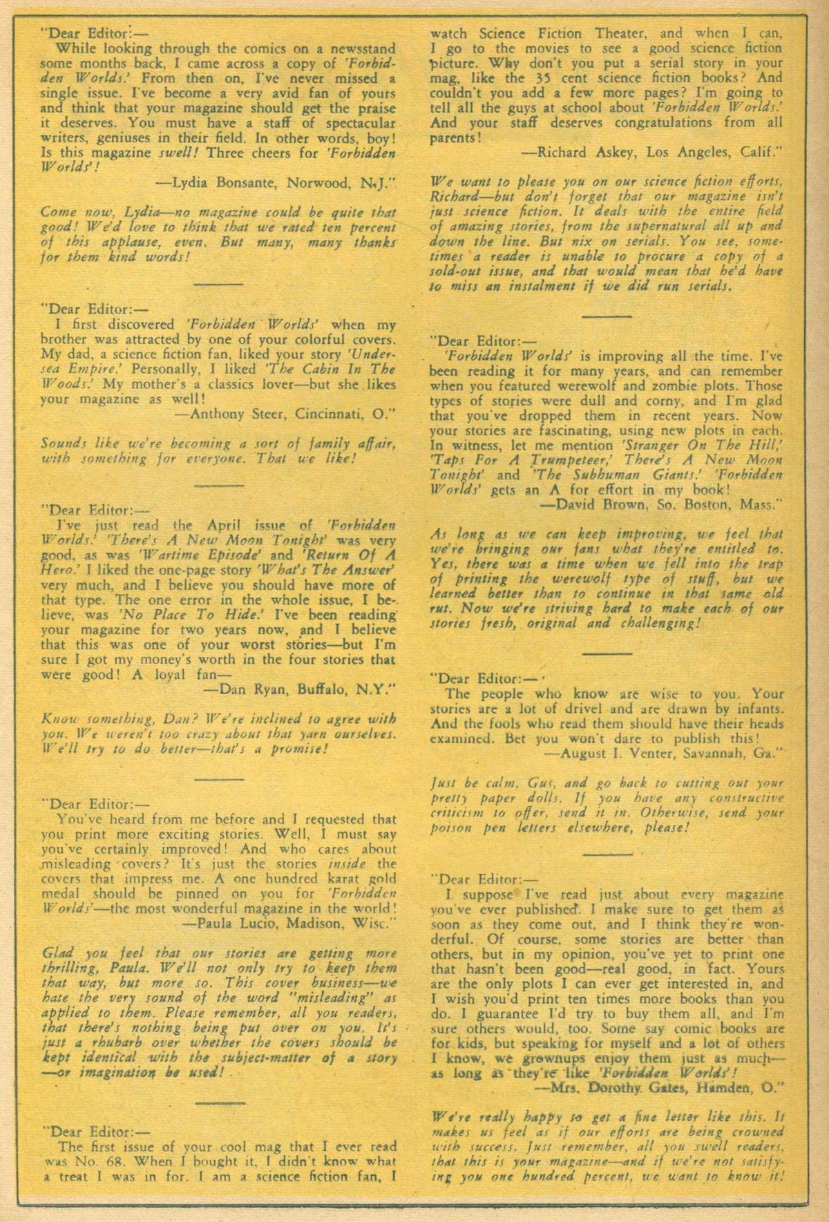 Forbidden Worlds #72 (American Comics Group), page 24. Public domain (US).