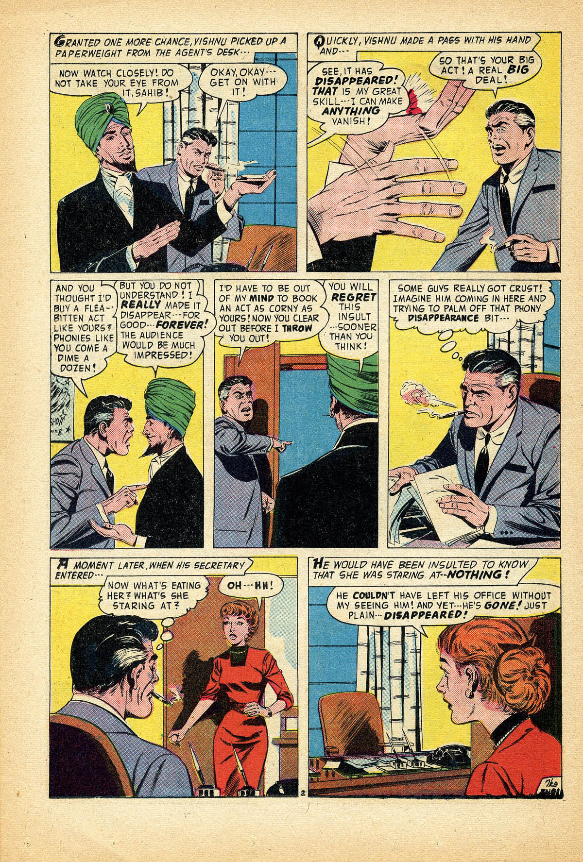 Forbidden Worlds #73 (American Comics Group), page 14. Public domain (US).