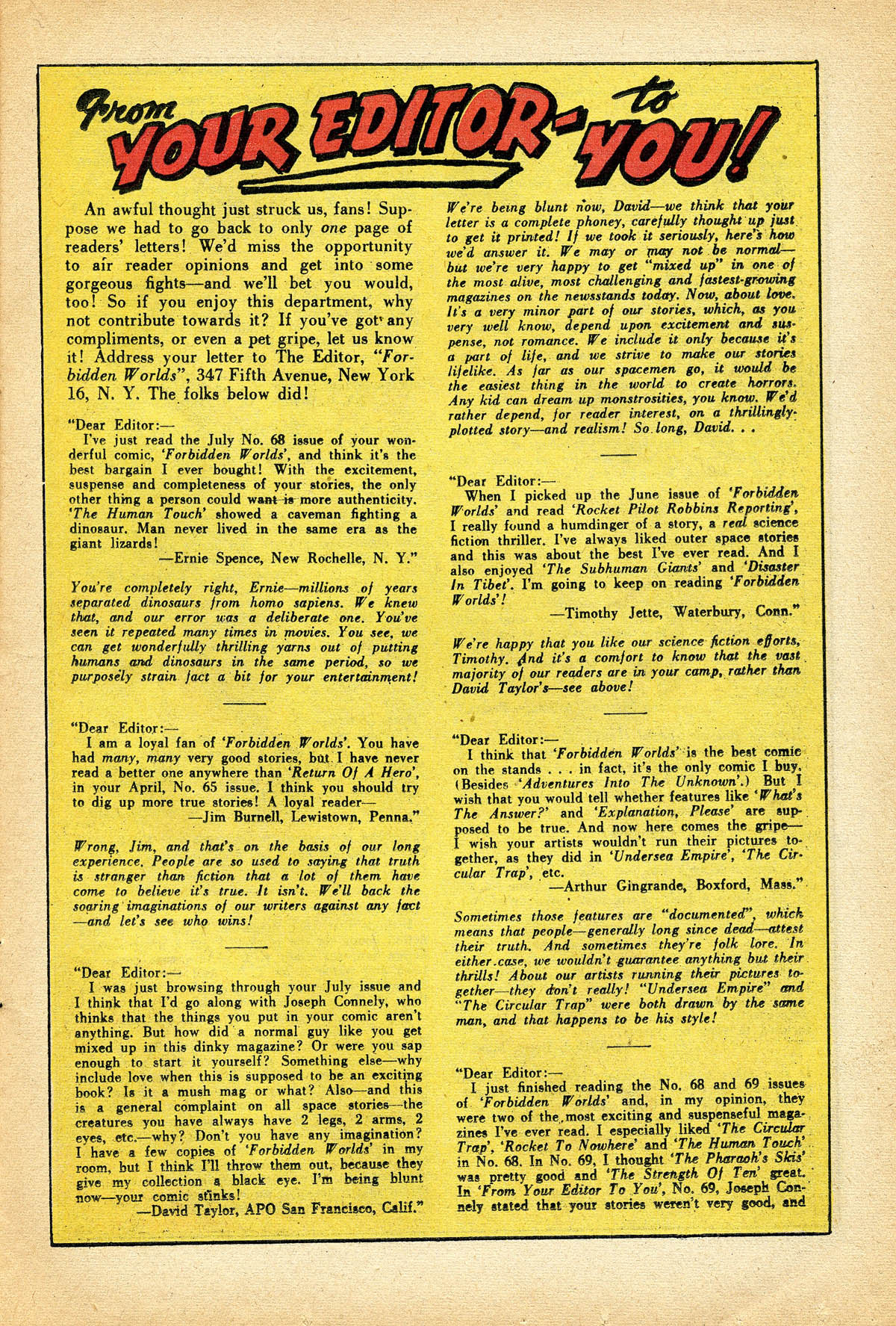 Forbidden Worlds #73 (American Comics Group), page 15. Public domain (US).