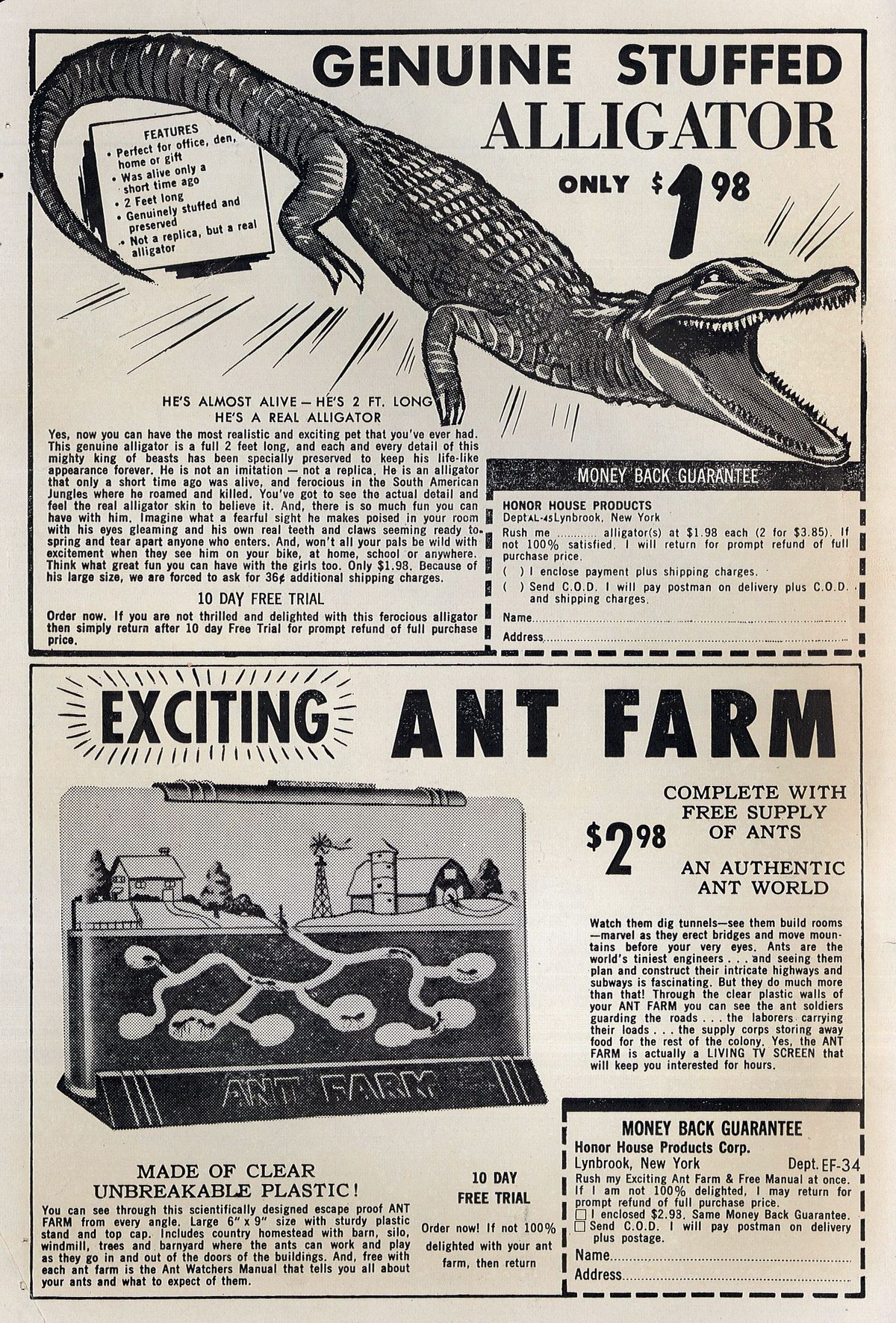 Forbidden Worlds #74 (American Comics Group), page 2. Public domain (US).