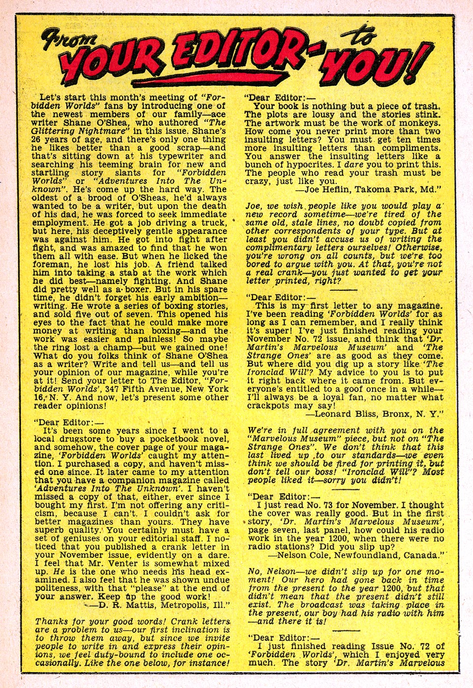 Forbidden Worlds #76 (American Comics Group), page 17. Public domain (US).
