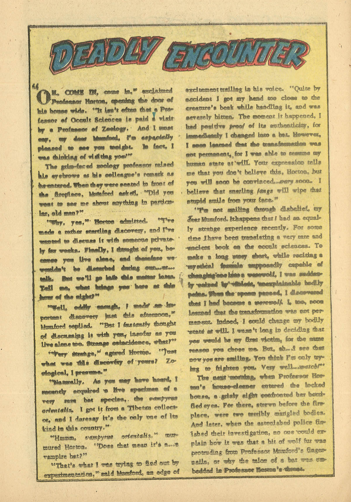 Forbidden Worlds #8 (American Comics Group), page 34. Public domain (US).