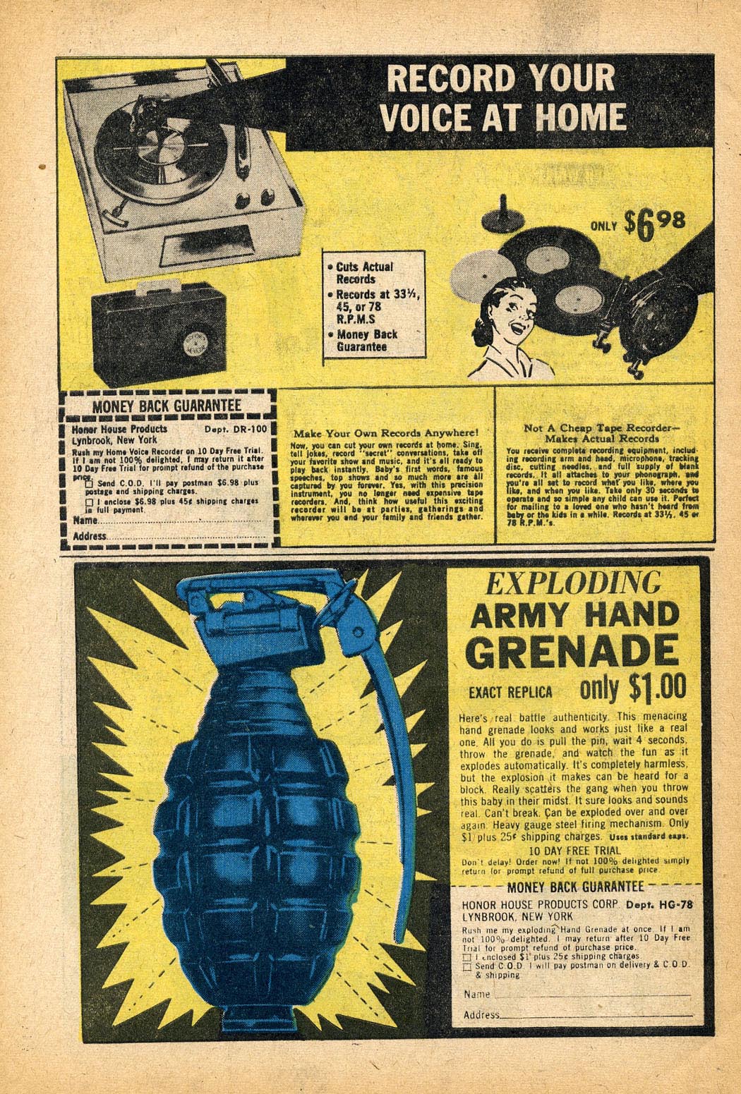 Forbidden Worlds #80 (American Comics Group), page 34. Public domain (US).