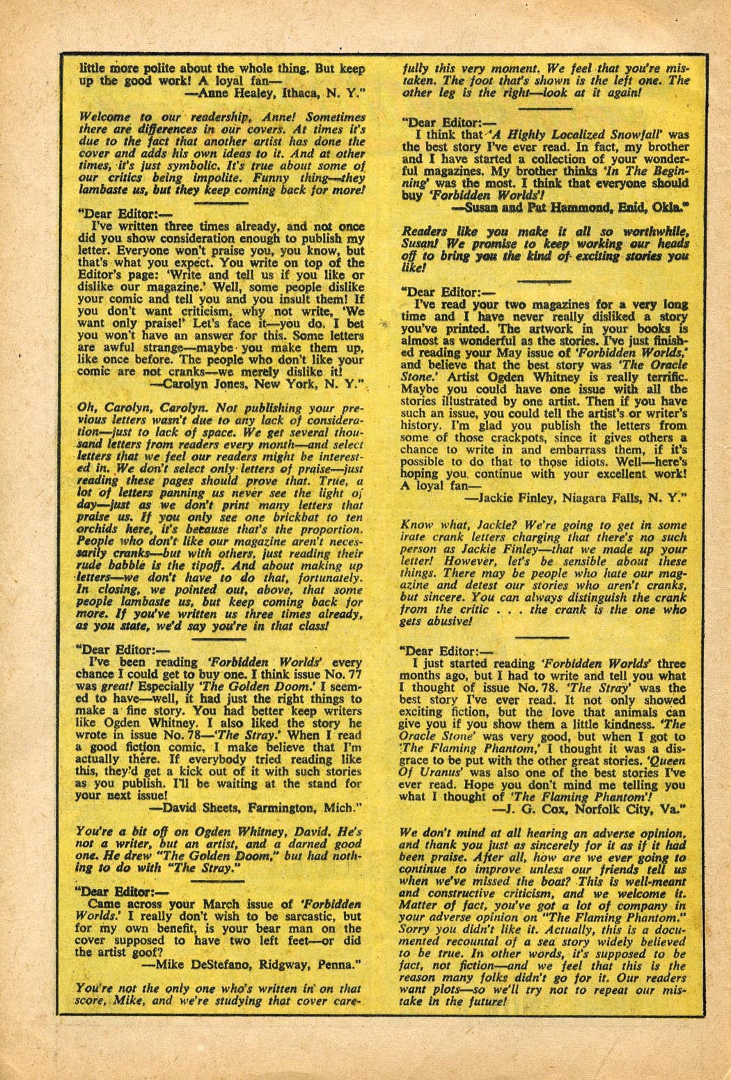 Forbidden Worlds #82 (American Comics Group), page 12. Public domain (US).