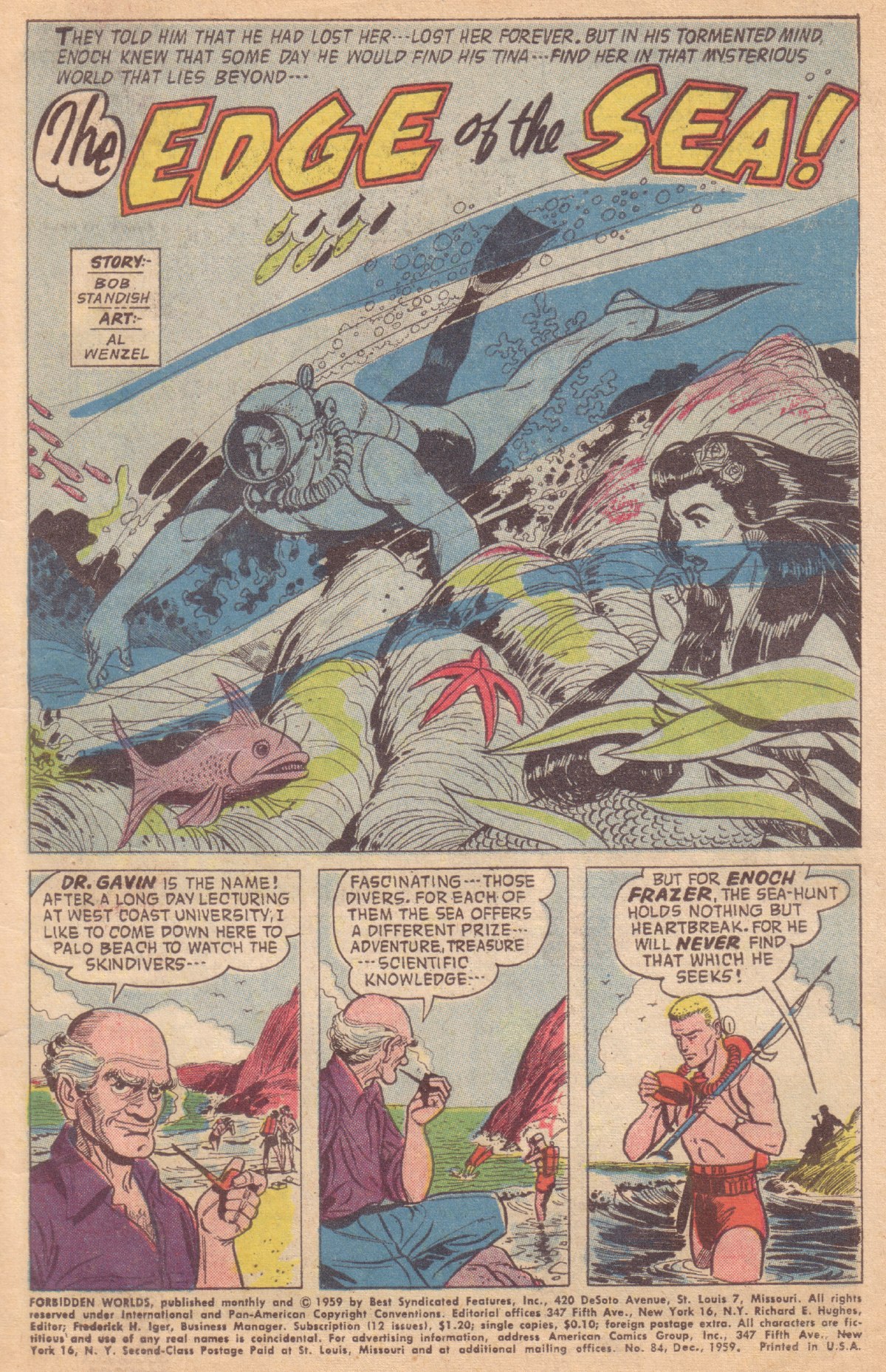 Forbidden Worlds #84 (American Comics Group), page 3. Public domain (US).