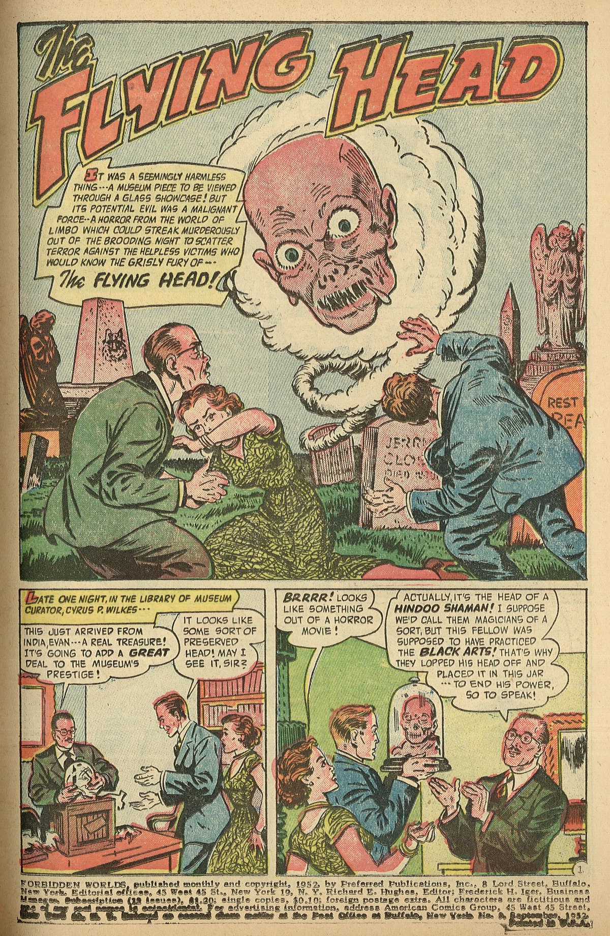Forbidden Worlds #9 (American Comics Group), page 3. Public domain (US).