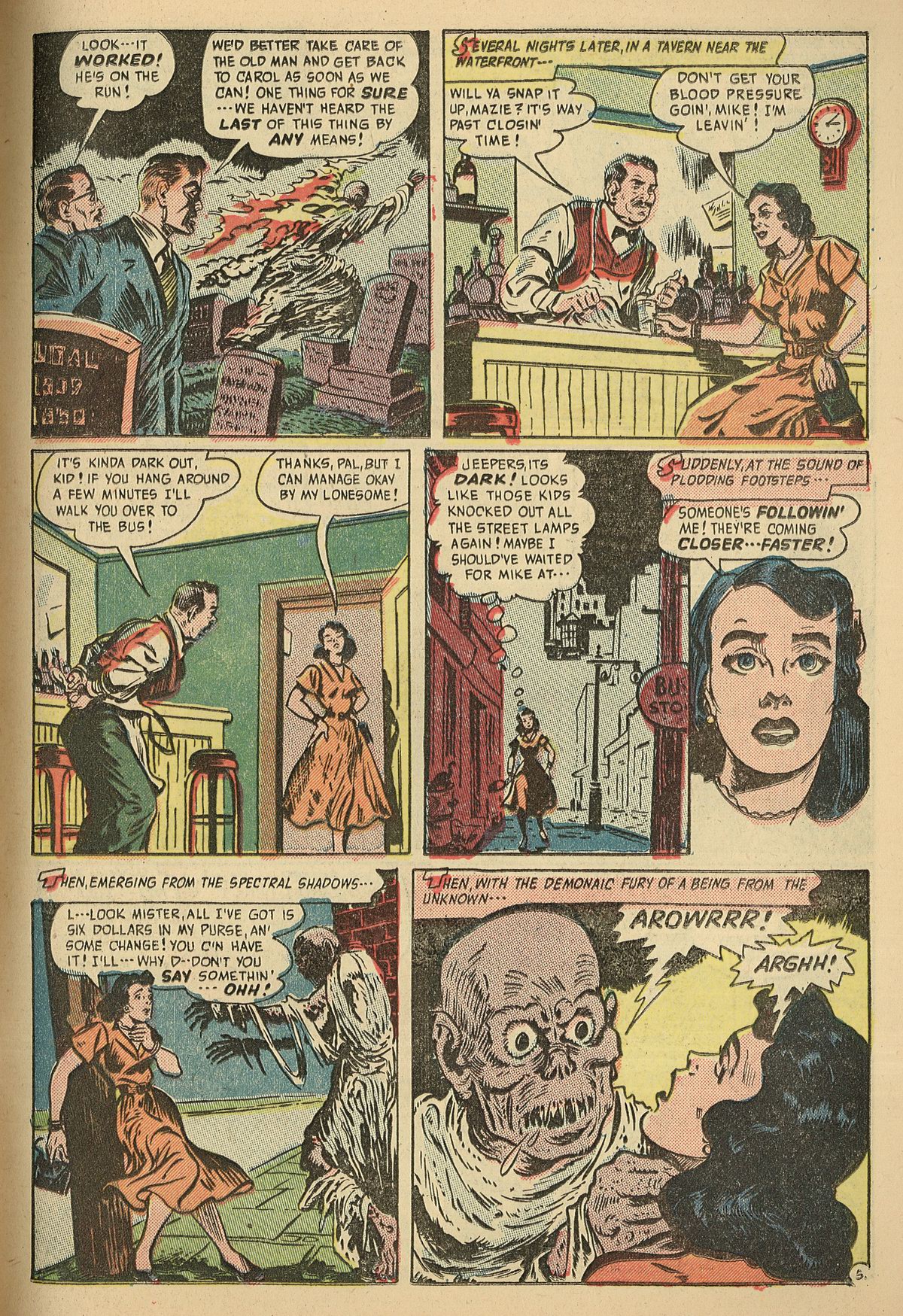 Forbidden Worlds #9 (American Comics Group), page 7. Public domain (US).