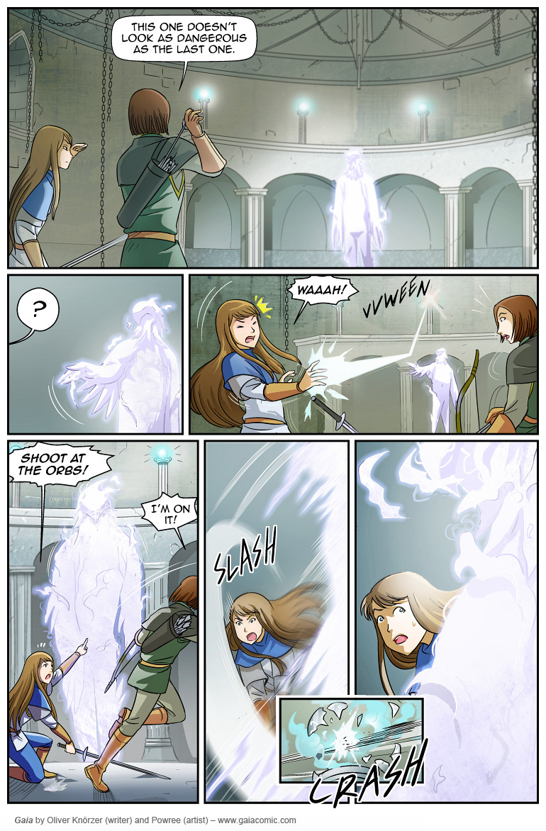 Gaia – The Red Hall 020 (2023-04-21). Oliver Knörzer (writer) & Puri Andini (artist), CC BY-NC-ND 3.0. https://www.sandraandwoo.com/gaia/2023/04/21/the-red-hall-020/