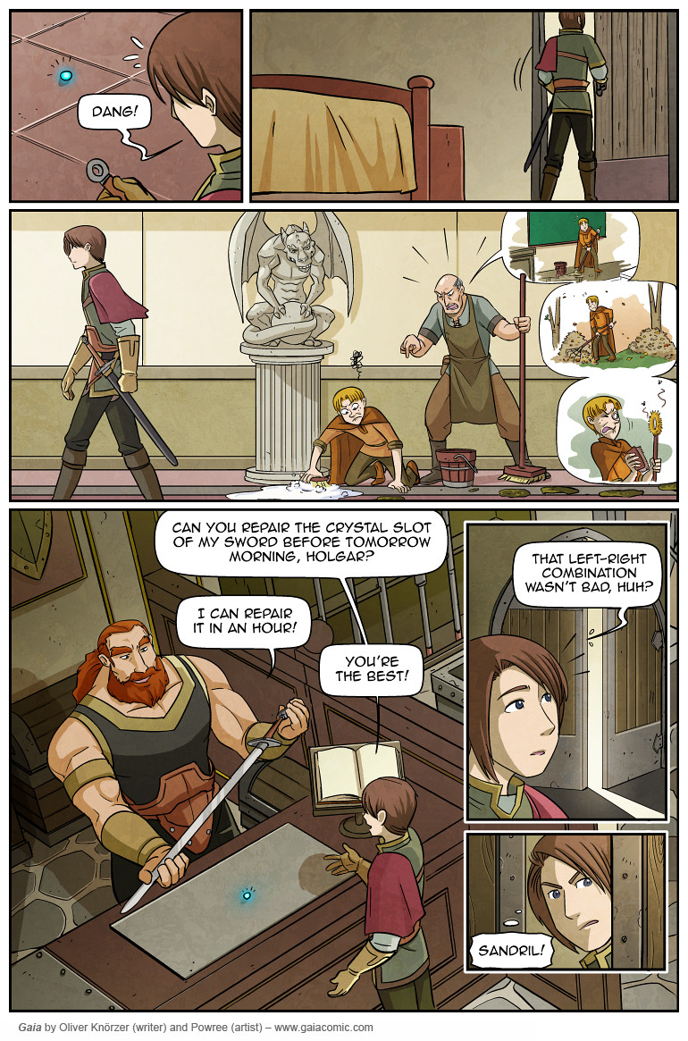 Gaia – The Red Hall 008 (2023-04-09). Oliver Knörzer (writer) & Puri Andini (artist), CC BY-NC-ND 3.0. https://www.sandraandwoo.com/gaia/2023/04/09/the-red-hall-008/