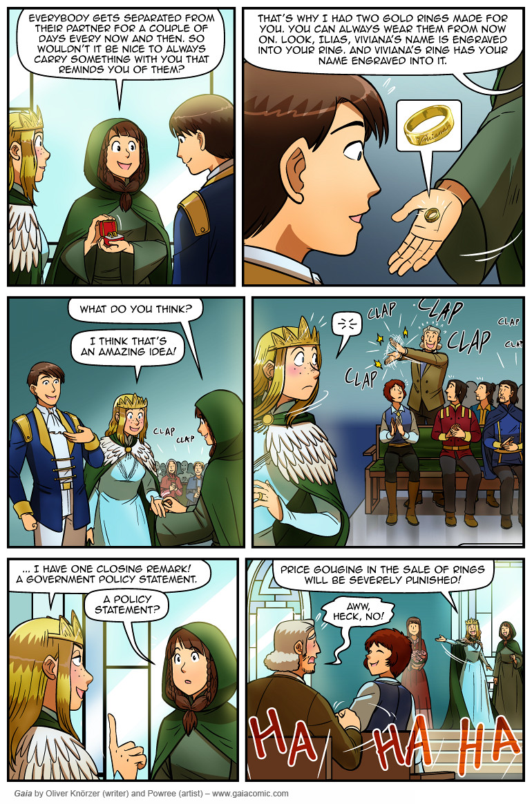 Gaia – The Third Age 011 (2025-10-20). Oliver Knörzer (writer) & Puri Andini (artist), CC BY-NC-ND 3.0. https://www.sandraandwoo.com/gaia/2025/10/20/the-third-age-011/