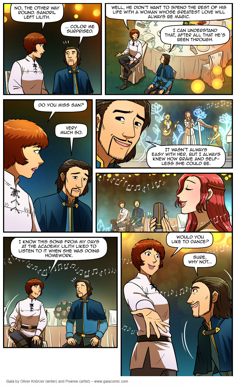 Gaia – The Third Age 014 (2025-10-23). Oliver Knörzer (writer) & Puri Andini (artist), CC BY-NC-ND 3.0. https://www.sandraandwoo.com/gaia/2025/10/23/the-third-age-014/