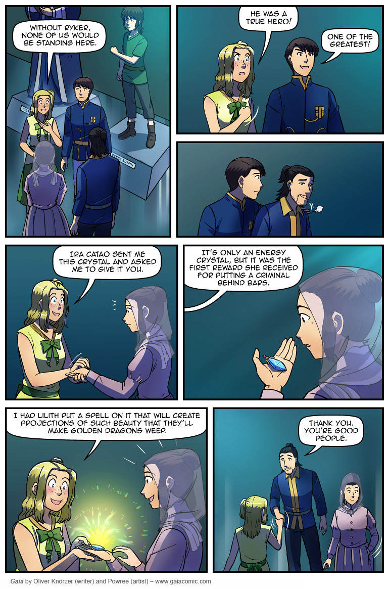 Gaia – The Third Age 018 (2025-10-27). Oliver Knörzer (writer) & Puri Andini (artist), CC BY-NC-ND 3.0. https://www.sandraandwoo.com/gaia/2025/10/27/the-third-age-018/