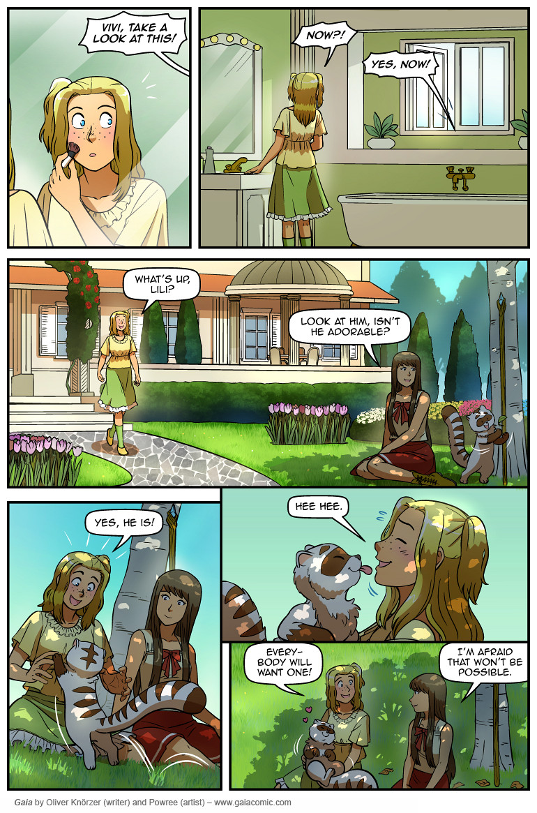 Gaia – The Third Age 003 (2025-10-12). Oliver Knörzer (writer) & Puri Andini (artist), CC BY-NC-ND 3.0. https://www.sandraandwoo.com/gaia/2025/10/12/the-third-age-003/