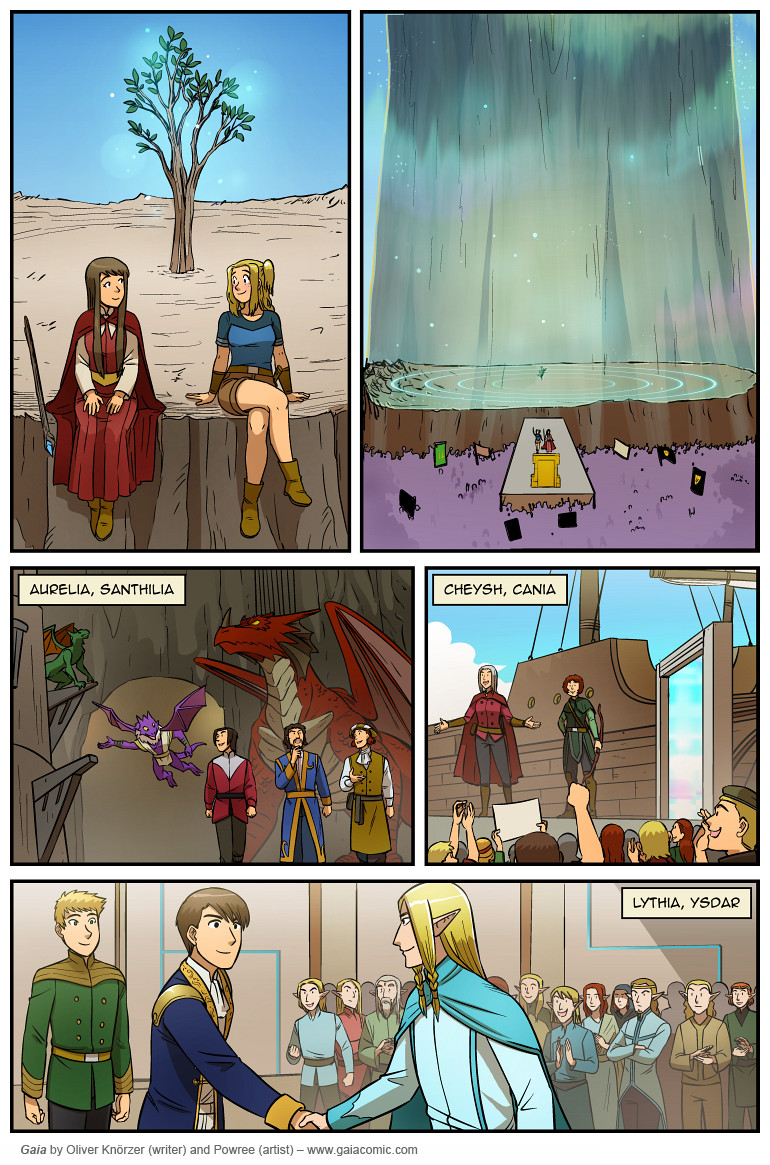 Gaia – The Third Age 006 (2025-10-15). Oliver Knörzer (writer) & Puri Andini (artist), CC BY-NC-ND 3.0. https://www.sandraandwoo.com/gaia/2025/10/15/the-third-age-006/