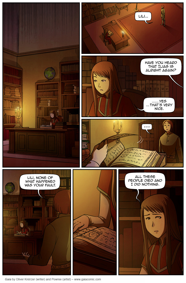 Gaia – Shadowdancers 010 (2023-05-30). Oliver Knörzer (writer) & Puri Andini (artist), CC BY-NC-ND 3.0. https://www.sandraandwoo.com/gaia/2023/05/30/shadowdancers-010/