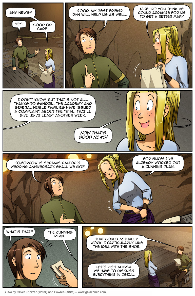 Gaia – Shadowdancers 078 (2023-08-06). Oliver Knörzer (writer) & Puri Andini (artist), CC BY-NC-ND 3.0. https://www.sandraandwoo.com/gaia/2023/08/06/shadowdancers-078/