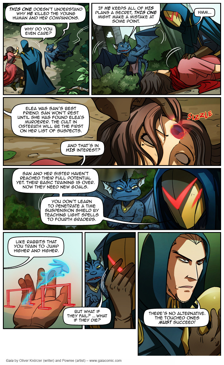 Gaia – The Tower In The Sky 020 (2023-09-10). Oliver Knörzer (writer) & Puri Andini (artist), CC BY-NC-ND 3.0. https://www.sandraandwoo.com/gaia/2023/09/10/the-tower-in-the-sky-020/