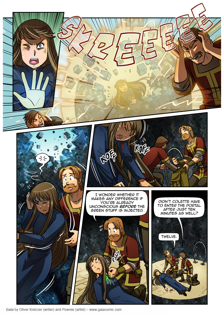 Gaia – The Letter Of Jael Bara 044 (2023-11-25). Oliver Knörzer (writer) & Puri Andini (artist), CC BY-NC-ND 3.0. https://www.sandraandwoo.com/gaia/2023/11/25/the-letter-of-jael-bara-044/