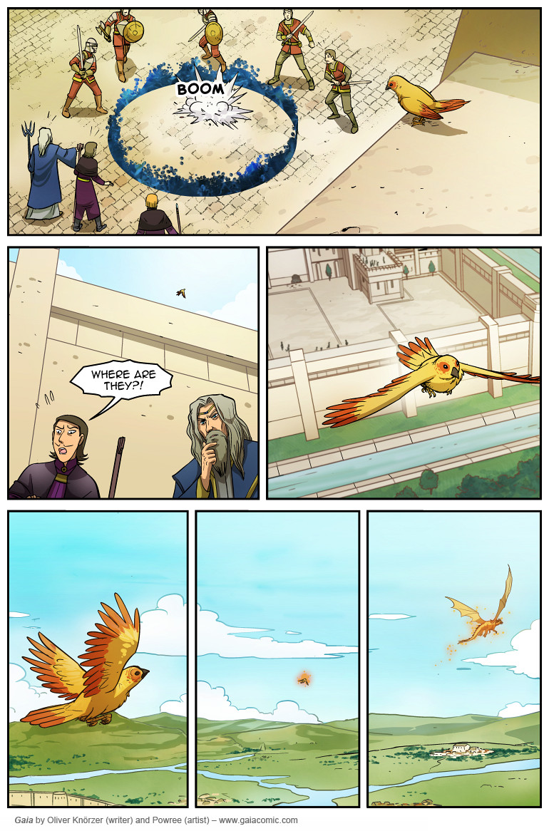 Gaia – The Letter Of Jael Bara 047 (2023-11-28). Oliver Knörzer (writer) & Puri Andini (artist), CC BY-NC-ND 3.0. https://www.sandraandwoo.com/gaia/2023/11/28/the-letter-of-jael-bara-047/