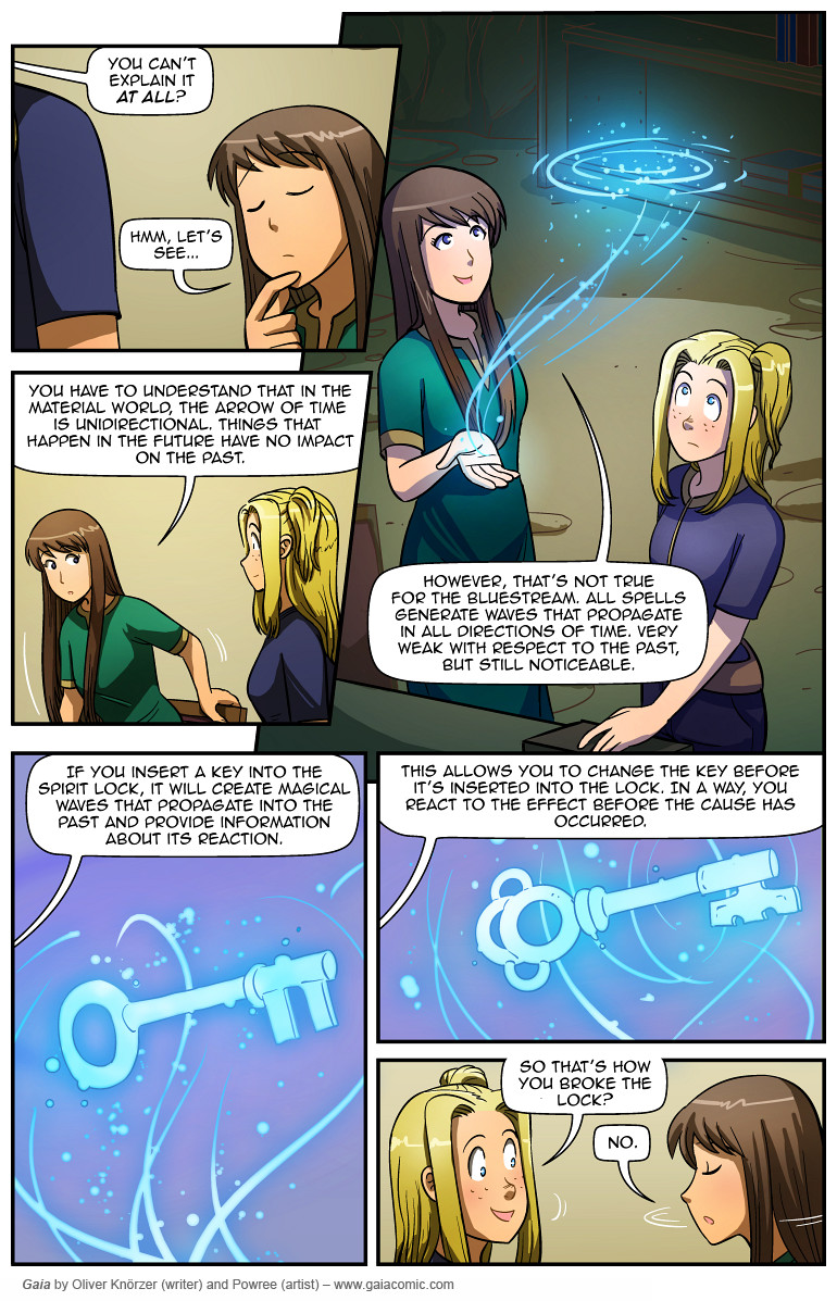 Gaia – The Letter Of Jael Bara 061 (2023-12-12). Oliver Knörzer (writer) & Puri Andini (artist), CC BY-NC-ND 3.0. https://www.sandraandwoo.com/gaia/2023/12/12/the-letter-of-jael-bara-061/