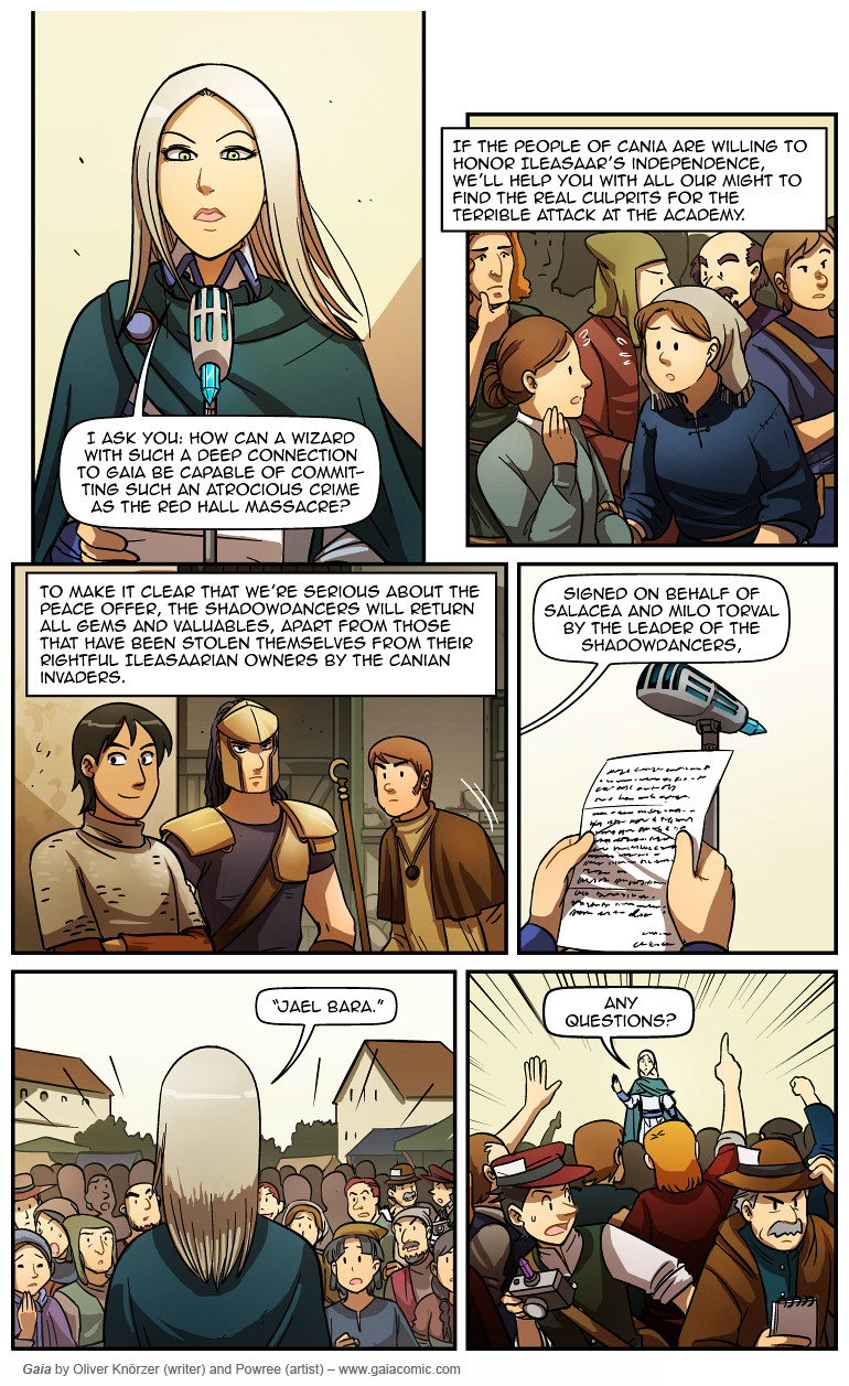 Gaia – The Letter Of Jael Bara 067 (2023-12-18). Oliver Knörzer (writer) & Puri Andini (artist), CC BY-NC-ND 3.0. https://www.sandraandwoo.com/gaia/2023/12/18/the-letter-of-jael-bara-067/