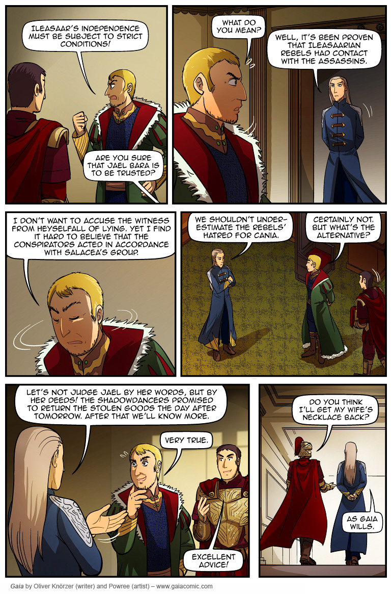 Gaia – The Letter Of Jael Bara 073 (2023-12-24). Oliver Knörzer (writer) & Puri Andini (artist), CC BY-NC-ND 3.0. https://www.sandraandwoo.com/gaia/2023/12/24/the-letter-of-jael-bara-073/
