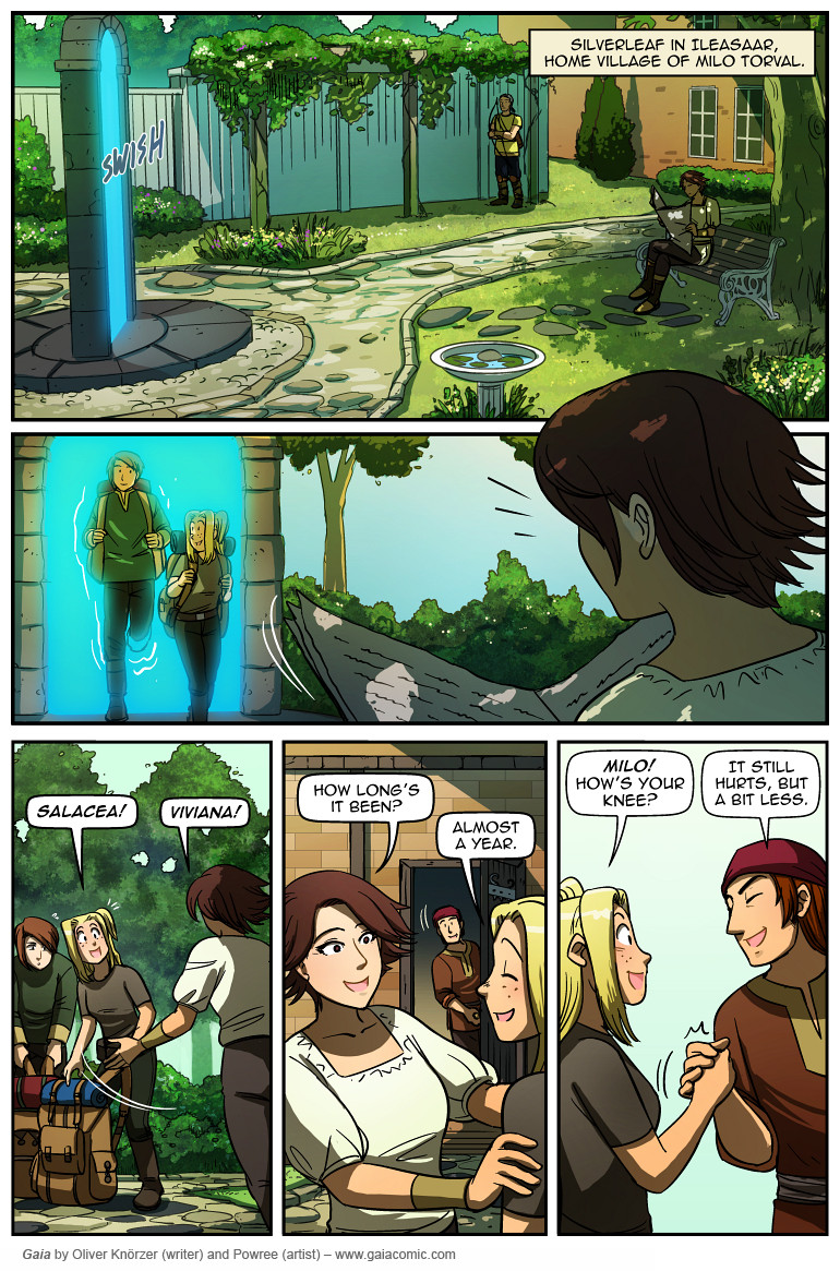 Gaia – Breaking All Barriers 001 (2024-01-03). Oliver Knörzer (writer) & Puri Andini (artist), CC BY-NC-ND 3.0. https://www.sandraandwoo.com/gaia/2024/01/03/breaking-all-barriers-001/